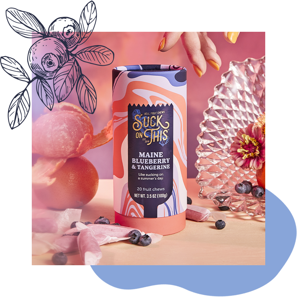 Maine Blueberry &amp; Tangerine Fruit Chews
