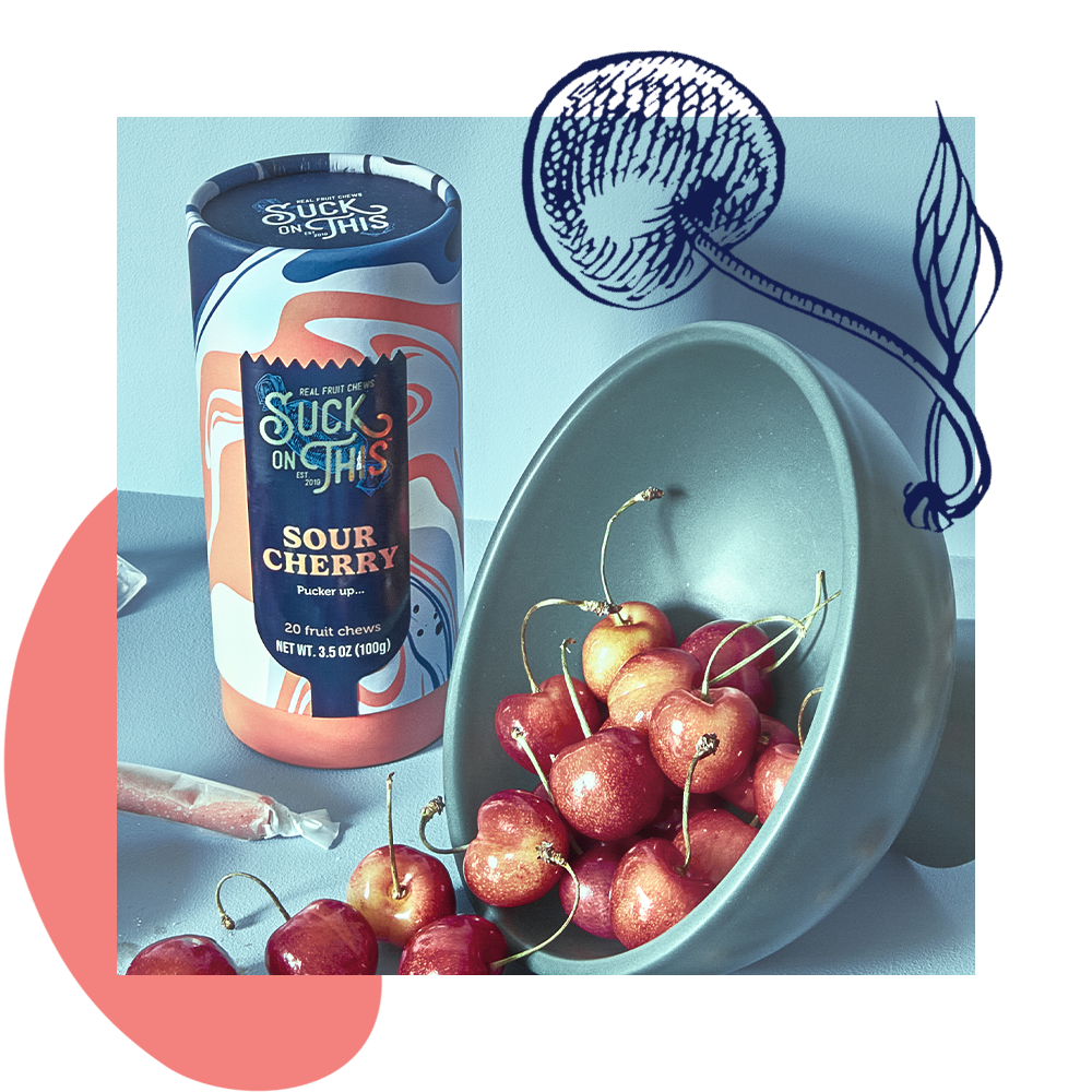 Sour Cherry Fruit Chews